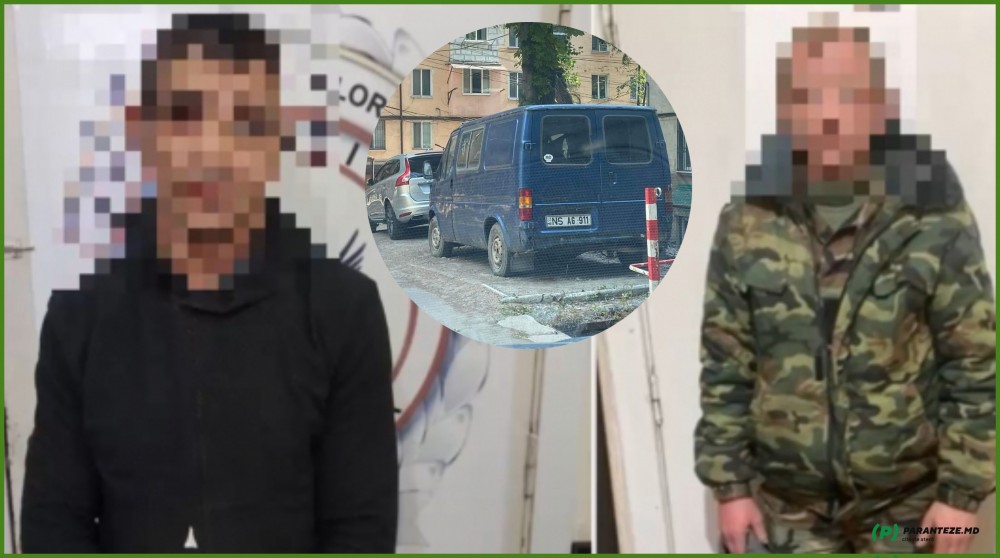 Doi bărbați au furat un microbuz în care se aflau instrumente de construcție. Riscă ani grei de pușcărie
